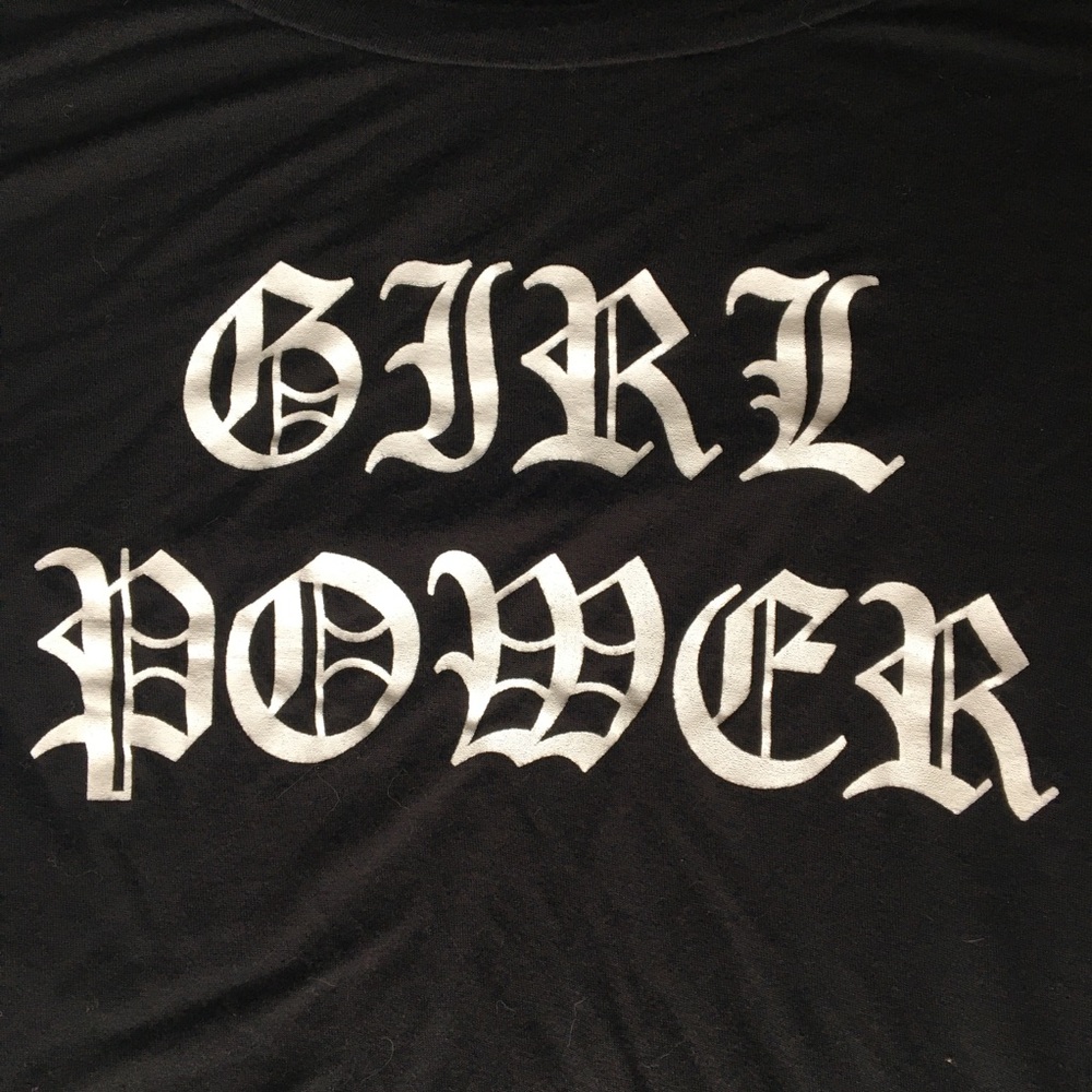 Girl Power Black Shirt - Picture 2 of 7